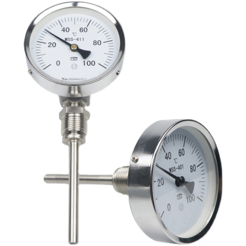 Radial/axialer Bimetal -Thermometer -Oberflächendurchmesser 100