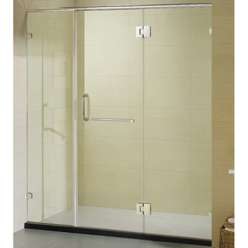 Large Vintage Shower Door with Top Frame Hinge Shower Door