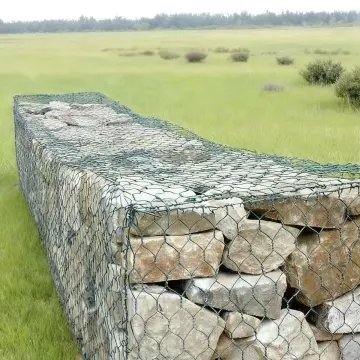 Rock baskets for retaining walls box gabion