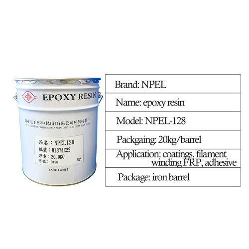 Clear Epoxy Resin 128 low molecular weight bisphenol A type epoxy resin for Wood Casting Factory
