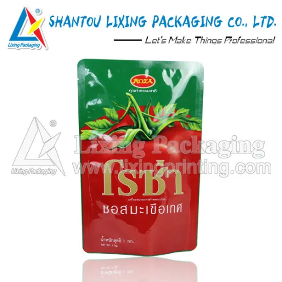 Ketchup packaging pouch