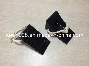 Plastic Wheel Chock with Holder