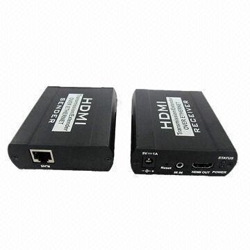 HDMI Extender, Over Single Cat5e/6,150m Support IR/Cascade