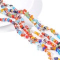 STRUNG BEADS IRREGULARITY LAMPWORK Glass Beads 4-9MM 50pcs