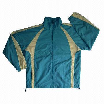 Men's Tracksuits with Contrast Color, Full Front Zipper, Elastic String, 2013 High Quality, Popular