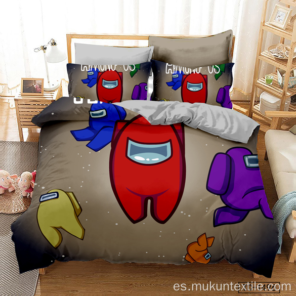 Dibujos animados Santa Claus Duvet Funda para el hogar