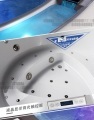 Modern Design Outdoor Massage Freeststanding Bathtub