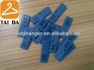 Plastic Size Markers for hangers hanger sizers, hanger divider
