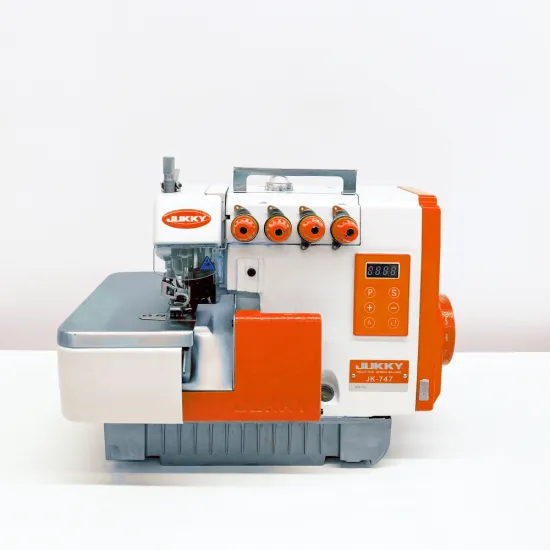 JK757DC Domestic Industrial High-Speed Direct Drive Overlock Sewing Machine for Light to Medium Materials