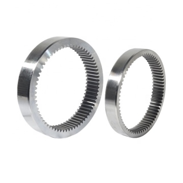 Custom Large Diameter Aluminum Brass Steel Synchronized Double Spur Gear Sets