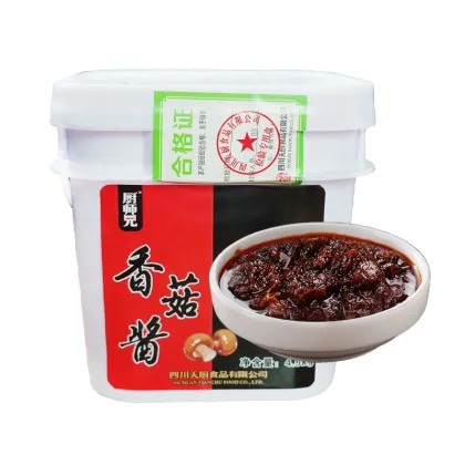 OEM ODM 4.5kg Spicy Chili Mushroom Sauce - Non-Cook Instant Specialty Hot Pepper Mushroom Sauce