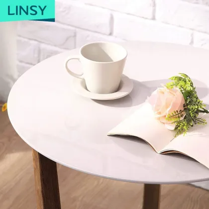 Linsy Small Corner Home Use Side Table Oak Solid Wood Furniture