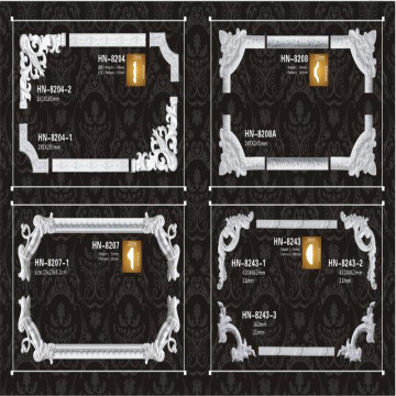 PU & Polyurethane Flat line corner flower frames