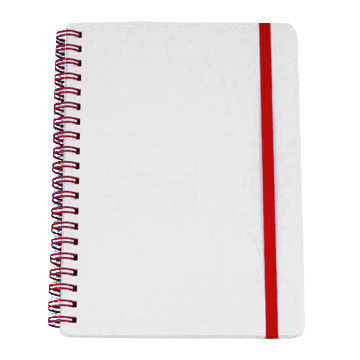 Notebook with Cover Elastic, Measures 18 x 13cm