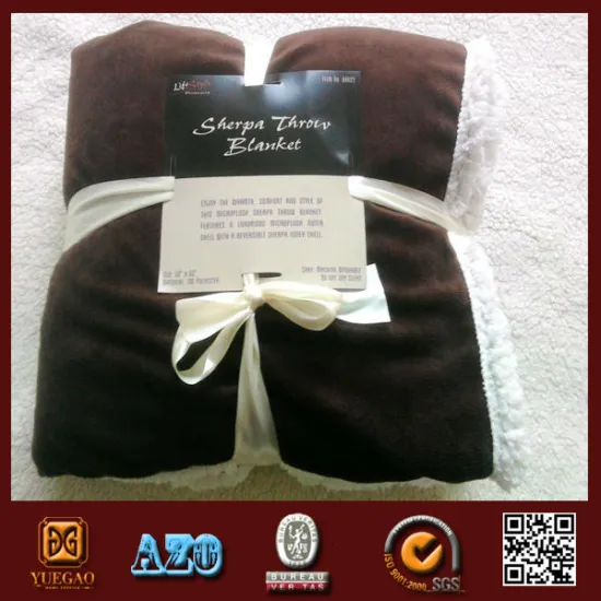 Life comfort queen sherpa blanket