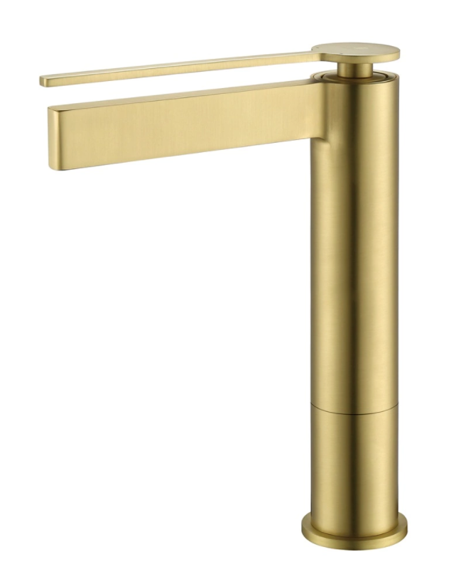 Badezimmerbeckenmixer in Gold