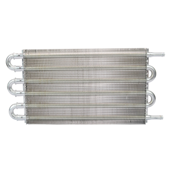 Universal 6 Row Aluminum Transmission Oil Cooler Kit