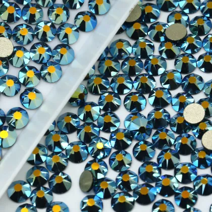 Wholesale Preciosa Flat Back Glass Rhinestones: WHATSTONE Rose Xilion Cut Deep Siam AB for Crafts