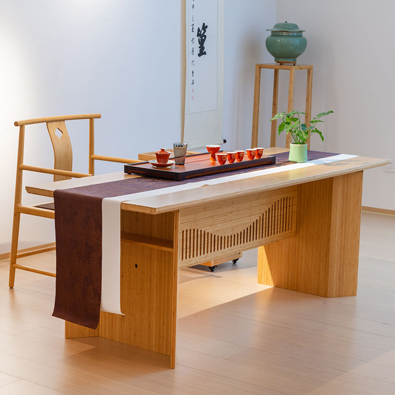 Изысканный бамбуковый чайный стол