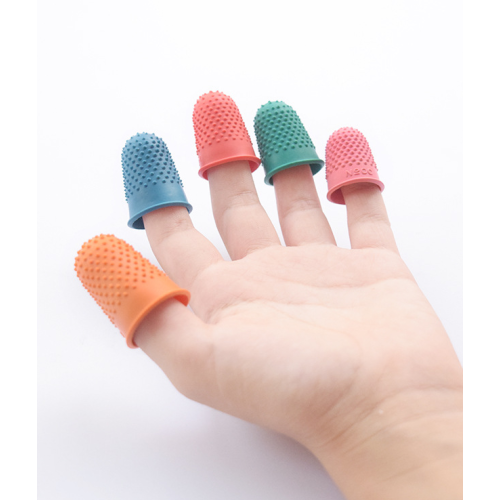 Pontas de dedos de borracha Guard 5 tamanhos dedos de dedo apertos