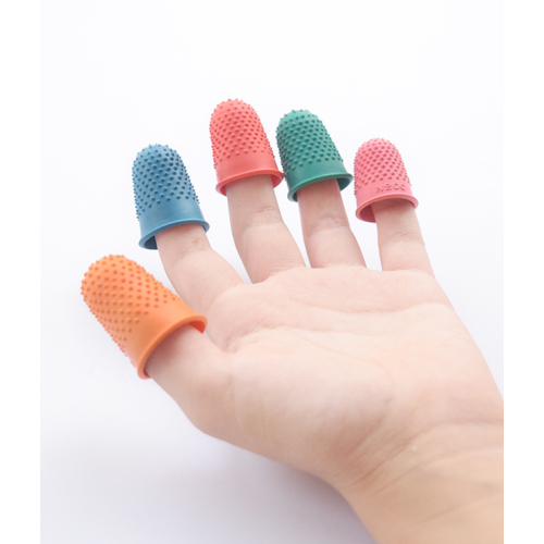 Gummi-Fingerspitzen Guard 5-Größen Fingerpads Griffe