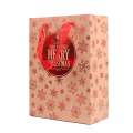 Custom Christmas Packaging Paper Gift Bag With Handles