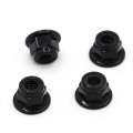 Plated Black Carbon Steel Hex Oxide Flange Nuts