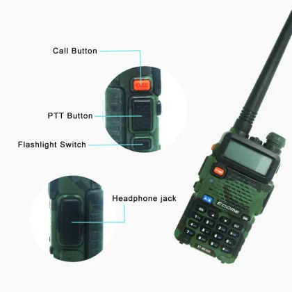 ET-UV100 walkie talkie two way radio