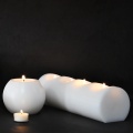 4 Seat Plastic Resin Artificial Candle Holders