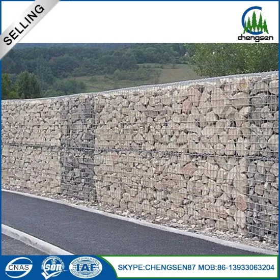ISO9001 Anping galvanized welded gabion retaining wall