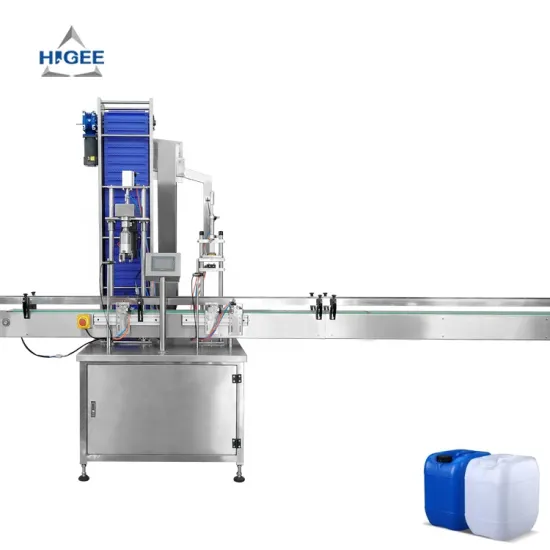 Plastic Jerry Can Filling and Capping Machine with Self-Adhesive Labeling for Vegetable Oil