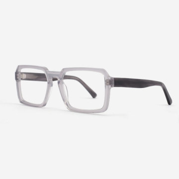 Rexangle Bevelling Acetate Men's Optical Frames