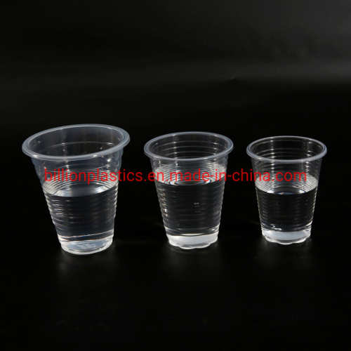 7 Oz Clear PP Disposable Plastic Tea Cup with Food Grade Material