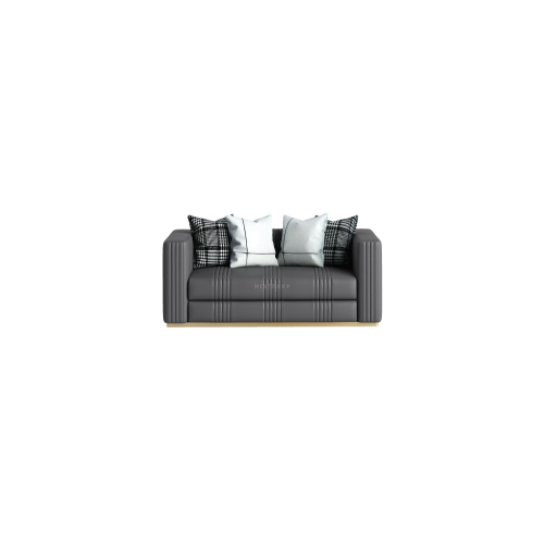 2-Seat Upholstered Loveseat Sofa Modern Couch