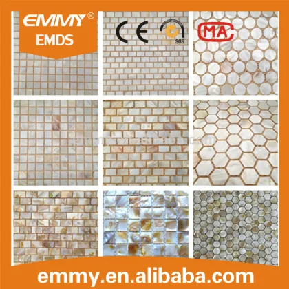 Natural river mother of pearl oyster pearl freshwater cheap shell mosaic tiles