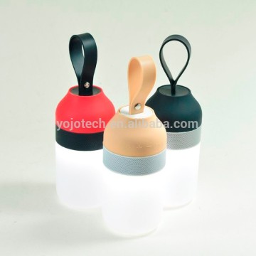 Rechargeable Outdoor Portable Wireless Bluetooth Speakers with LED Camping Lantern Lights / 3W Speaker / Hands Free/ IPX4