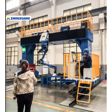 Welding Robot Station For Welding Metal Structure