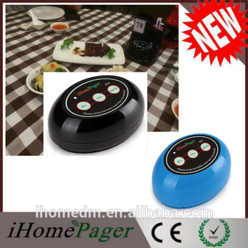 Oval Triple Bond Place On Plate Wireless Calling System Singapore Application