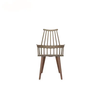 Kartell 2 Pack Wooden Legs Comback Chair