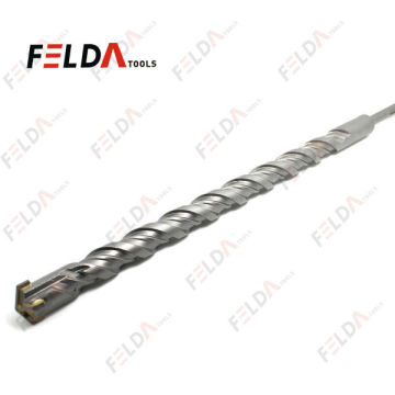 SDS Plus Shank Ground Flute Carbide Tip Sand Blasted Hammer Bit