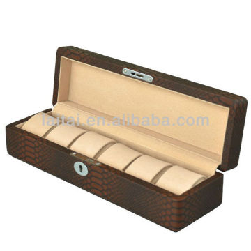 new design Faux Leather Watch Boxes