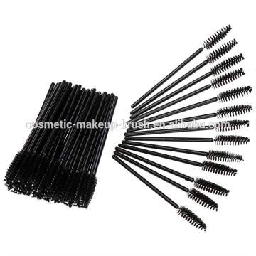 black disposable mascara brush