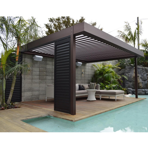 Outdoor Waterproof Aluminium Bioclimatic Pergola Cover