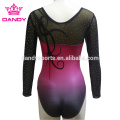 Pink Ombre Music Gymnastics Competition Leotards