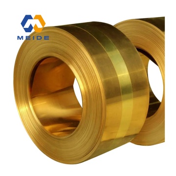 99.95% Pure Cu Brass C2800 Coil/Strip/Tape - 0.6mm Thick Cu-Zn Brass Strip Rolls