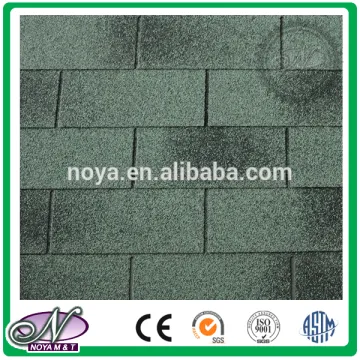 20 Year warranty professional manufactures coloured glaze asphalt roofing tiles for wholesales