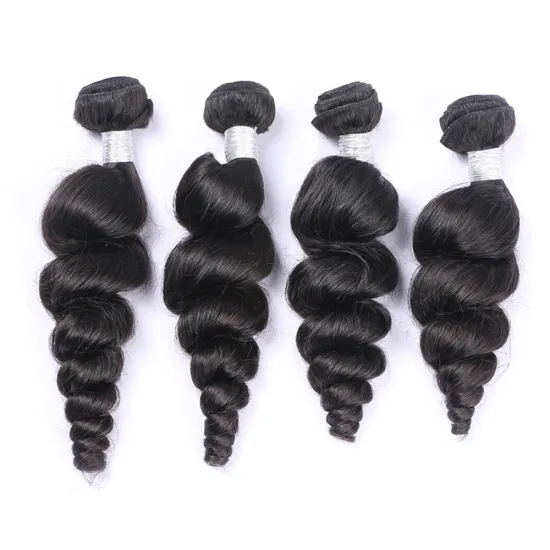 wholesale top quality 8a 9a 10a loose wave human hair bundles for black women cheapest virgin cuticle aligned brazilian hair
