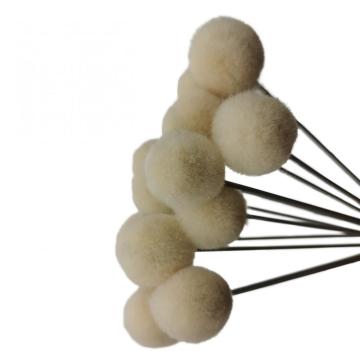 Wool Daubers with metal handle leather dyes brush