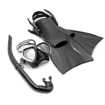 Set di attrezzatura da snorkeling per adulti in PVC di alta qualità: maschera, snorkeling e pinne