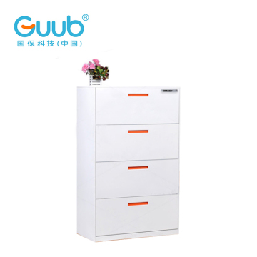 Metal lateral drawer cabinet with electronic lock, 4 drwer file cabinet